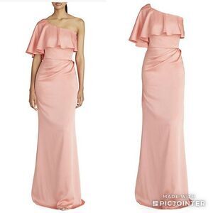 THEIA Carina One Shoulder Gown Dress